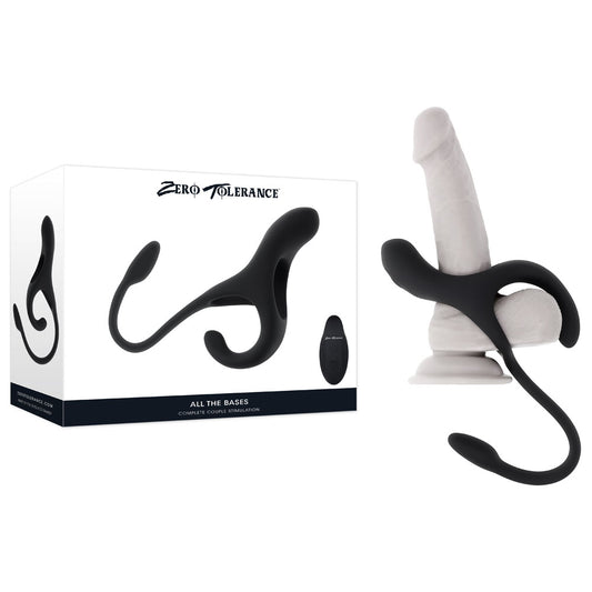 Zero Tolerance ALL THE BASES - Vibrating Cock Ring with Wireless Remote