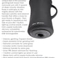 Zero Tolerance GYRO STROKE Black USB Rechargeable Powered Masturbator