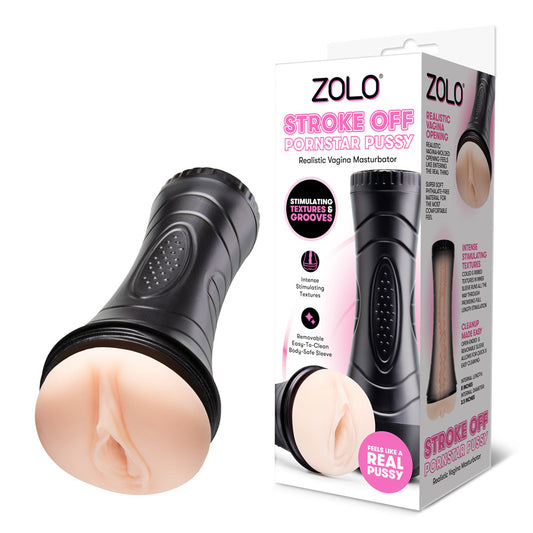 Zolo STROKE OFF Pornstar Pussy Stroker