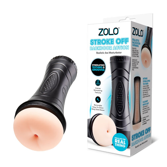 Zolo STROKE OFF Backdoor Action Stroker