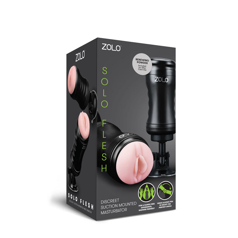 Zolo Solo Flesh - Vagina Stroker with Suction Base