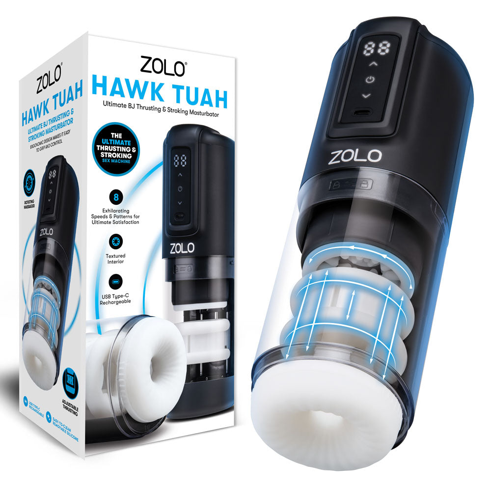 Zolo HAWK TUAH Ultimate BJ Thrusting & Rotating Auto Stroker