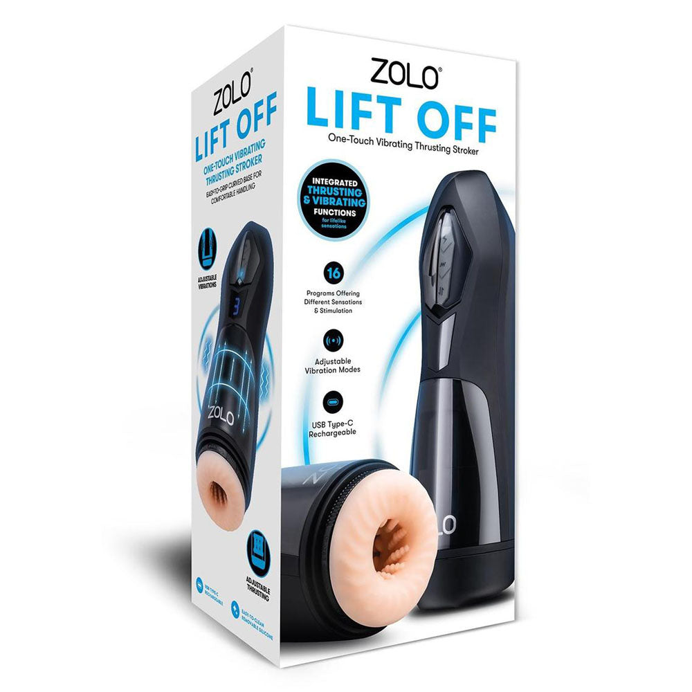 Zolo Lift Off - Vibrating and Thrusting Auto Stroker Masturbator