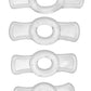 Size Matters Endurance Clear 4 Ring Penis Set