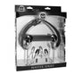 Master Series Equine Silicone Bit Gag With Nipple Clamps