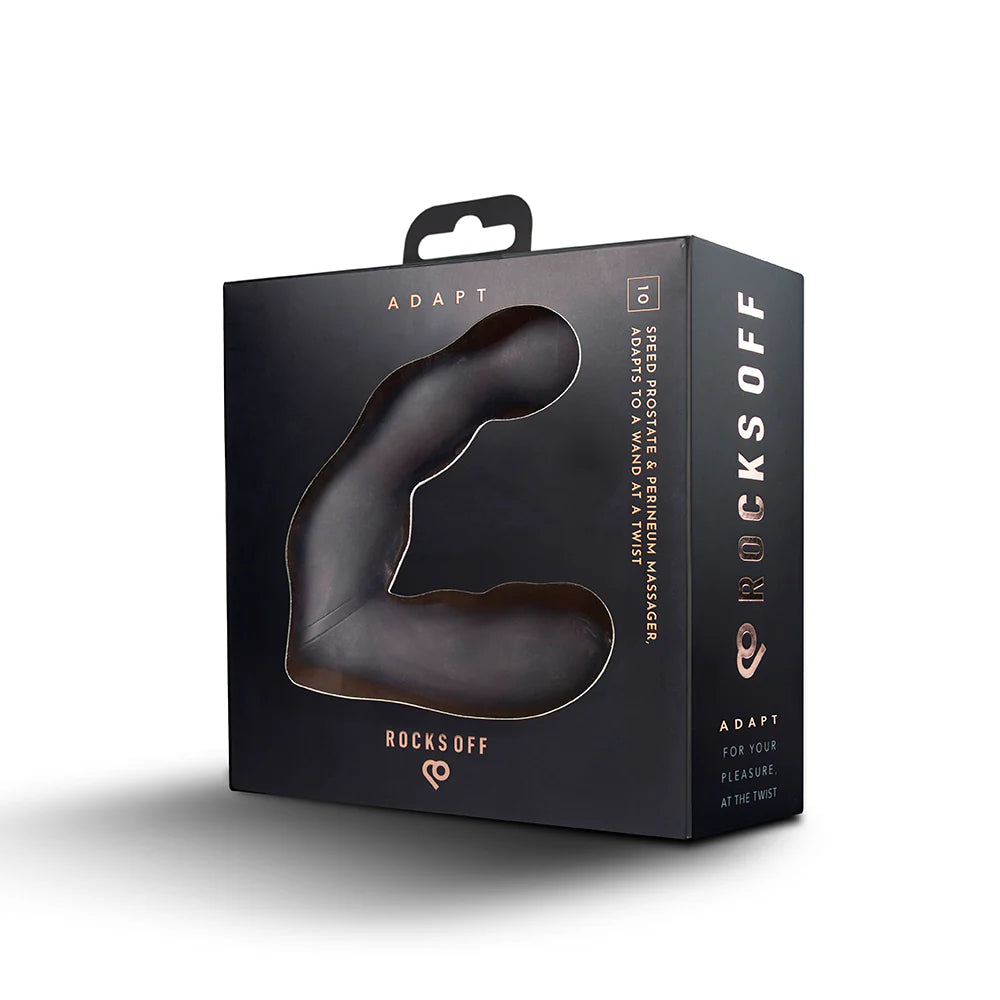 Rocks Off Adapt Prostate & Perineum Massager – Black