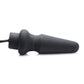 Master Series Ass Pand Large Inflatable Silicone Plug Black