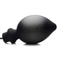 Master Series Ass Pand Large Inflatable Silicone Plug Black