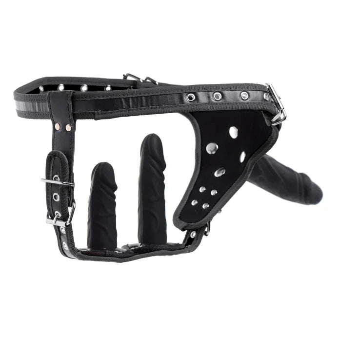 Strict Double Penetration Strap On Harness