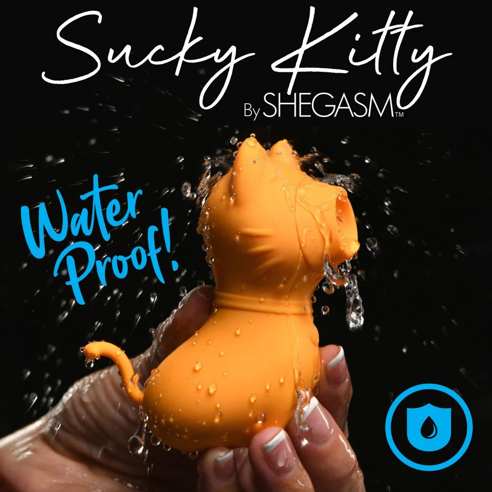 XR Brands | Shegasm Sucky Kitty 7X Clitoral Stimulator Orange