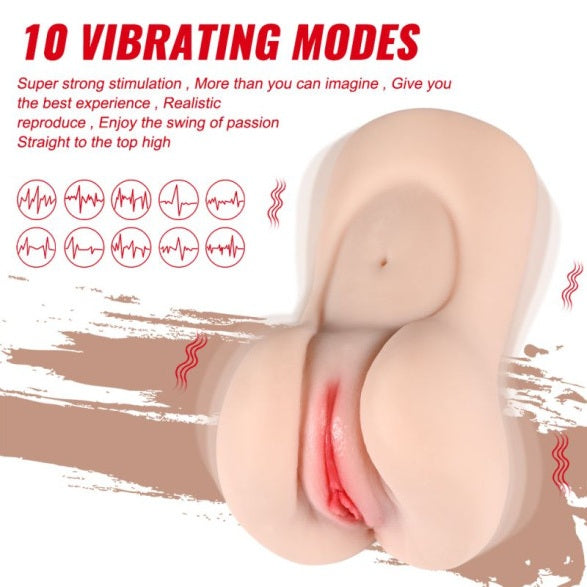 Xise Aggie Realistic Vibrating Vaginal Masturbator
