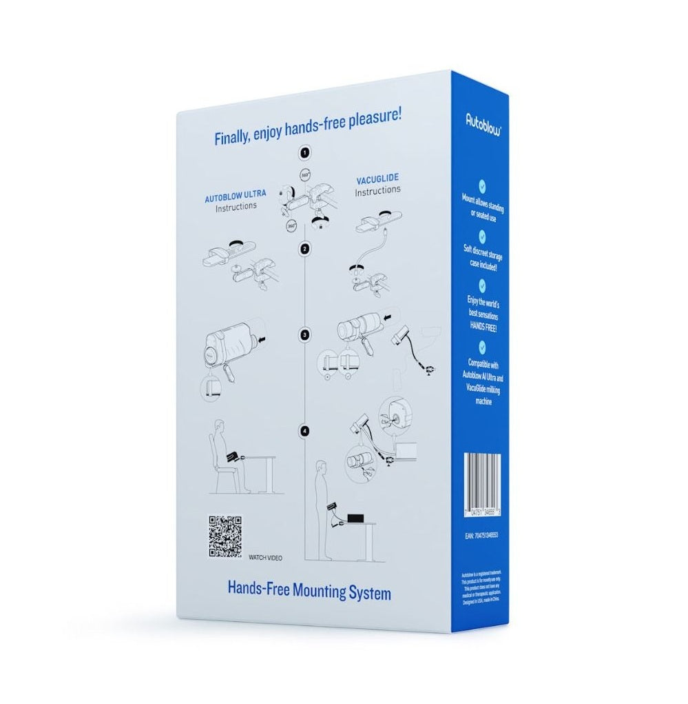 Autoblow AI Ultra + VacuGlide Hands-Free Mounting System