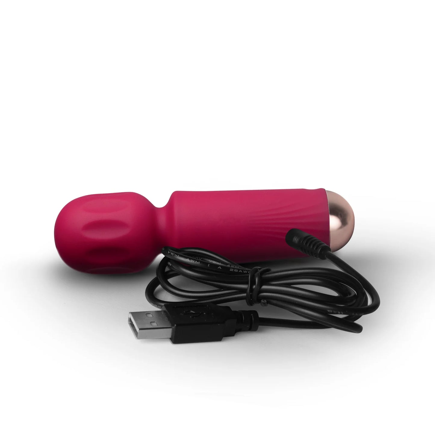Rocks Off Rechargeable Mini Wand - Azalea Red