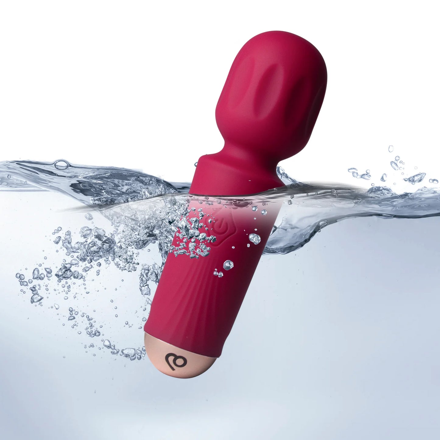 Rocks Off Rechargeable Mini Wand - Azalea Red