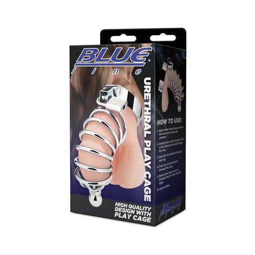 Electric EEL | Blue Line Urethral Play Cock Cage