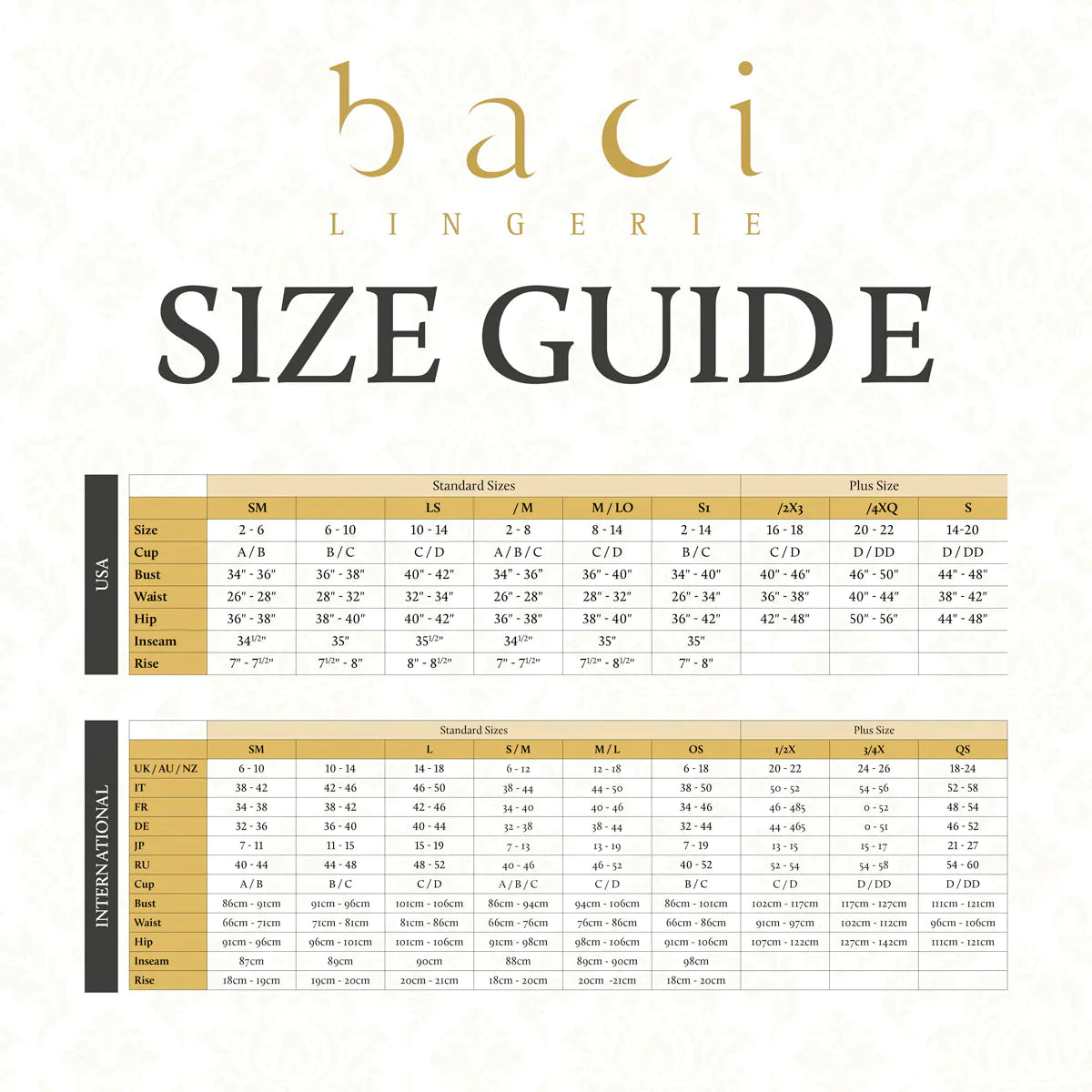 BACI WL Criss Cross Wetlook Teddy Black Size OS