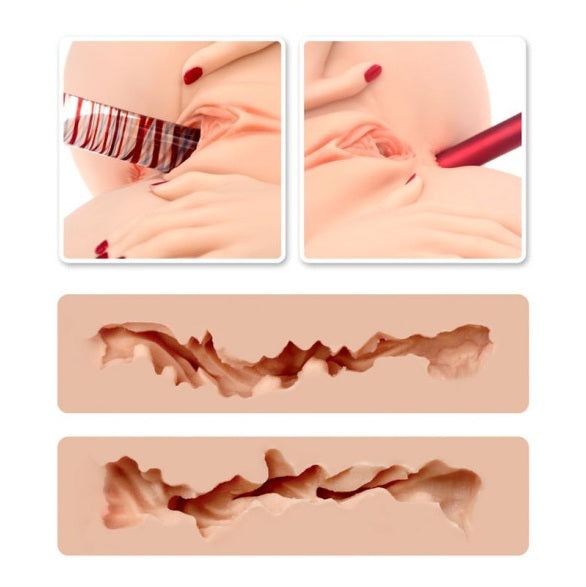 Naked Factory | Spread Me Pussy and Anal Masturbator Torso Barbie