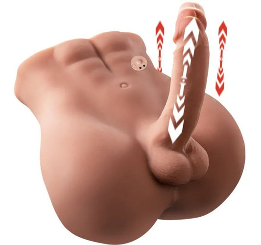 Daytona Dolls Bartlett 5kg USB Auto Thrusting 15cm Male Cock and Ass Masturbator