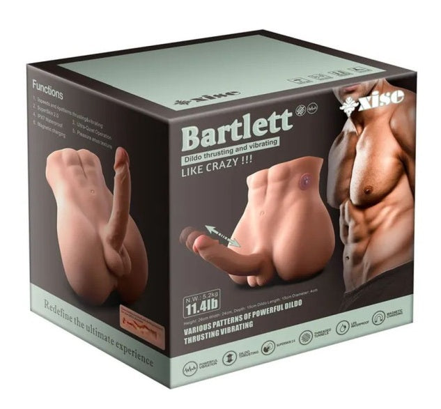 Daytona Dolls Bartlett 5kg USB Auto Thrusting 15cm Male Cock and Ass Masturbator