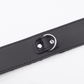Love In Leather Faux Leather Collar With Faux Fur Lining