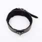 Love In Leather Faux Leather Collar With Faux Fur Lining