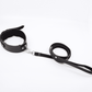 Love In Leather Faux Leather Collar With Faux Fur Lining