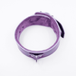 Love In Leather Faux Leather Collar With Faux Fur Lining