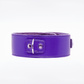 Love In Leather Faux Leather Collar With Faux Fur Lining