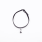 Love In Leather Faux Leather Collar With Cat Bell