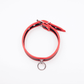 Love In Leather Faux Leather Collar With 2cm Rotating Ring