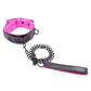 Love In Leather Padded Faux Leather With Hot Pink Lining