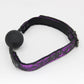 Love In Leather Satin & Lace Silicone Ball Gag B-GAG21