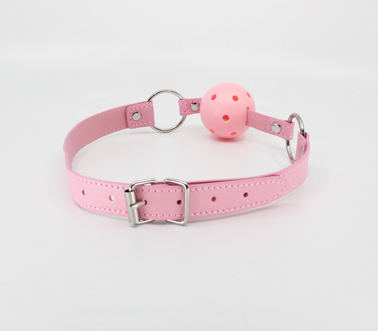 Love In Leather Breathable Faux Leather Gag B-GAG41