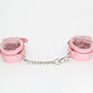 Love In Leather Faux Fur Lined Leatherette Wrist Restraints With Detachable Chain Join