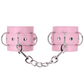 Love In Leather Faux Leather Wrist Cuffs With Buckle Closure And Detachable Chain Join