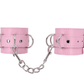 Love In Leather Faux Leather Wrist Cuffs With Buckle Closure And Detachable Chain Join
