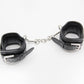 Love In Leather Faux Leather Wrist Restraints With Detachable Chain Join And Diamanté Buckle
