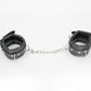 Love In Leather Heavily Padded Wrist Restraints With Dee Rings Lockable Buckles