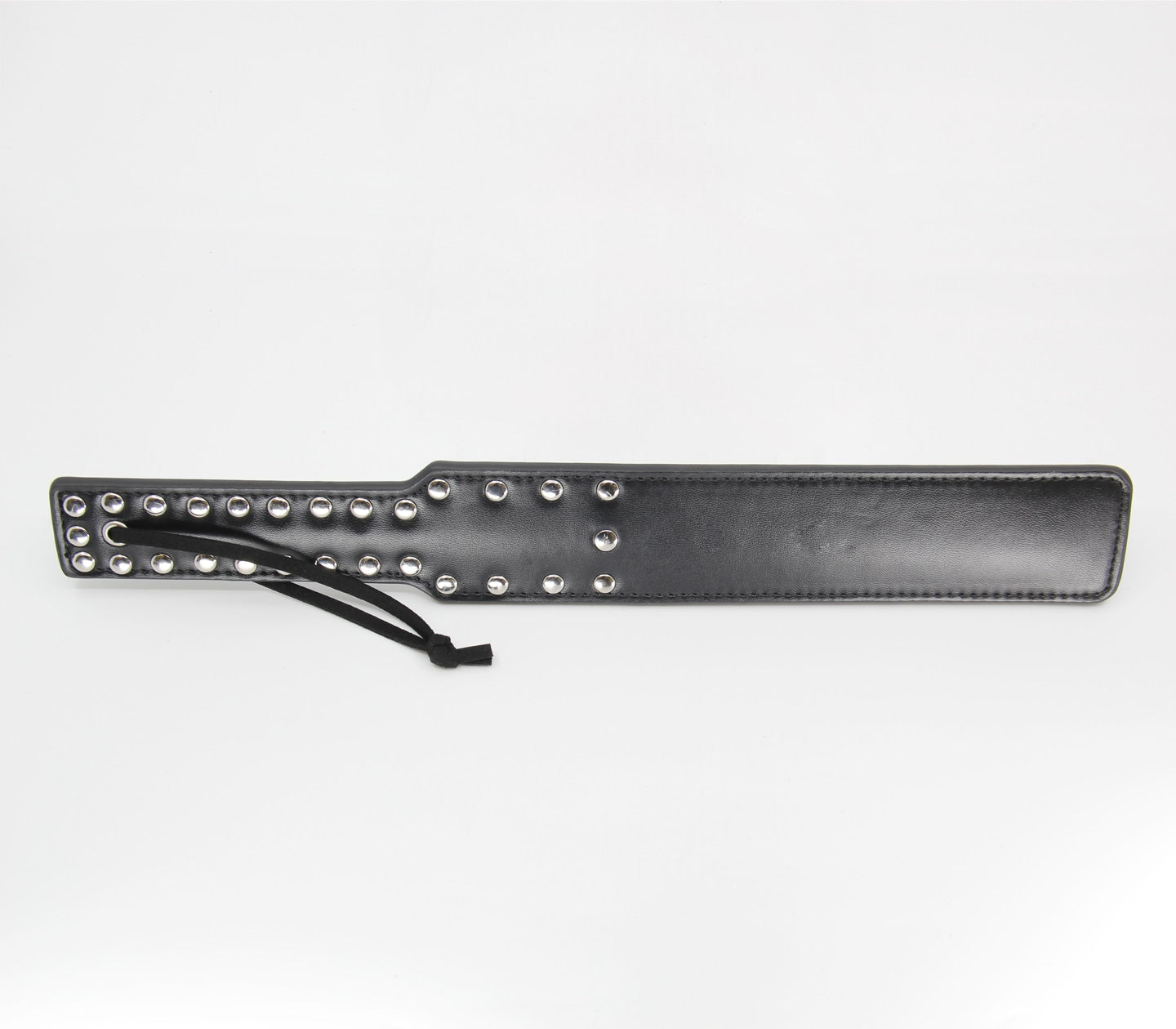 Love In Leather Faux Leather Paddle With Decorative Stud Handle And Wrist Strap B-PAD07