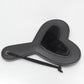 Love In Leather Heart Shaped Vegan Leather Paddle With Faux Fur Inlay B-PAD08