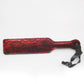 Love In Leather Lace Paddle Front With Ribbon Wrist Strap And Extra Soft Plush Backing B-PAD21