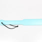 Love In Leather Bright Turquoise Colour Faux Leather Paddle With All Round Edge Stitching B-PAD22BLU