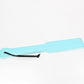 Love In Leather Bright Turquoise Colour Faux Leather Paddle With All Round Edge Stitching B-PAD22BLU