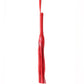 Love In Leather Basic PU Leather Flogger With Wrist Strap And Stud Detail B-WHI01