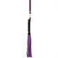Love In Leather Mini Flogger With Latex Handle, Detachable Wrist Strap And Faux Suede Leather Tails B-WHI05