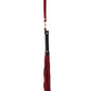Love In Leather Mini Flogger With Latex Handle, Detachable Wrist Strap And Faux Suede Leather Tails B-WHI05