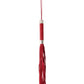 Love In Leather Grain Effect Leatherette Flogger Featuring Metal Tipped Handle With Heart Details B-WHI09