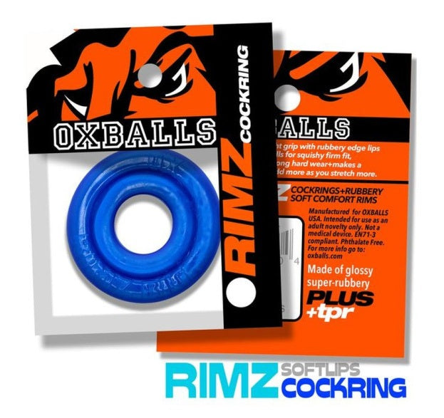 OxBalls Rimz Big Cock Ring Blue