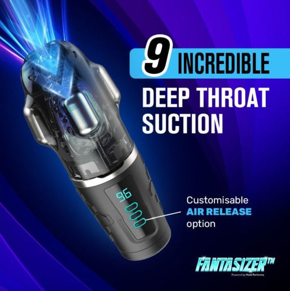 Peak Performa Hypershaker Automatic App Controlled LCD Masturbator Black