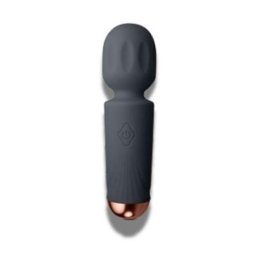 Rocks Off Rechargeable Mini Wand - Black Tulip